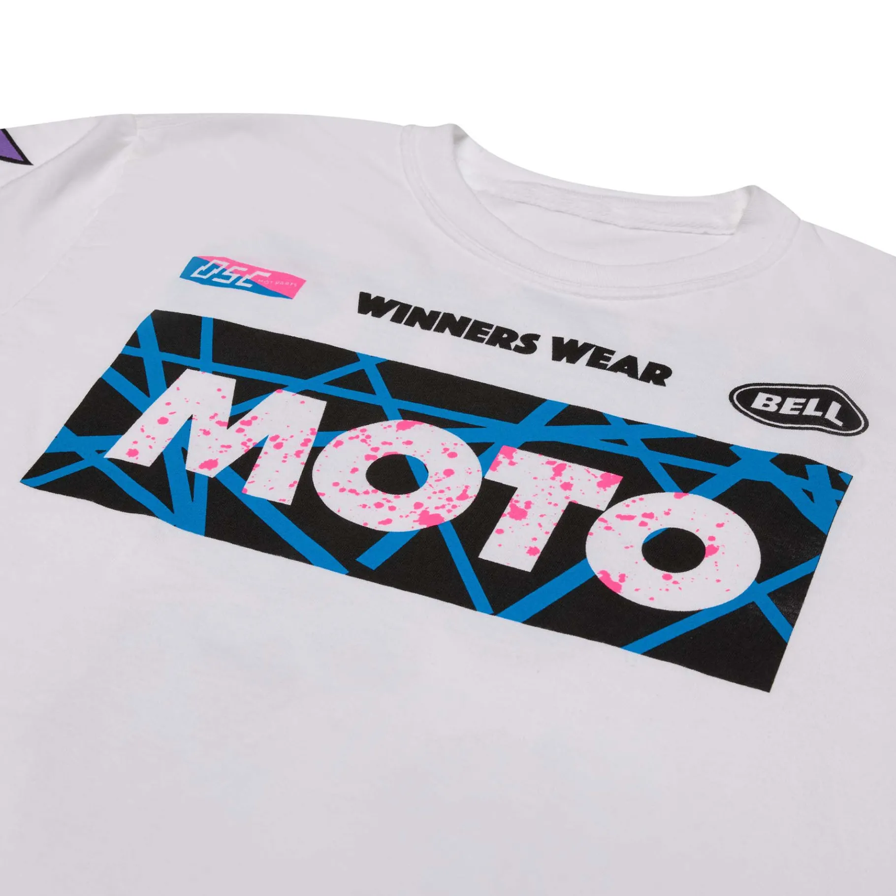 Apparel & More-Bell Helmets Death Spray Moto-3 Long Sleeve T-Shirt White