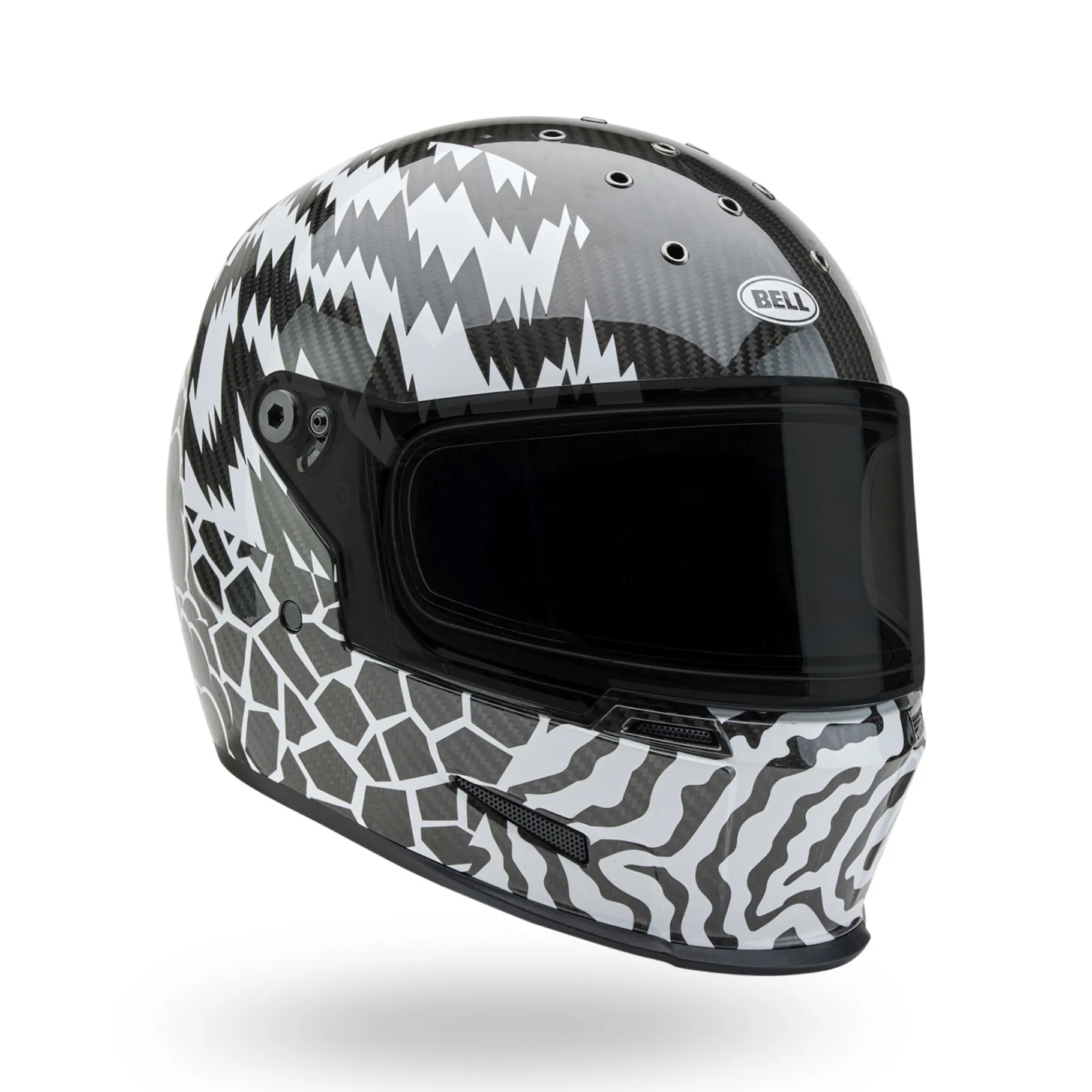 Street-Bell Helmets Eliminator Carbon Deathspray Black/White