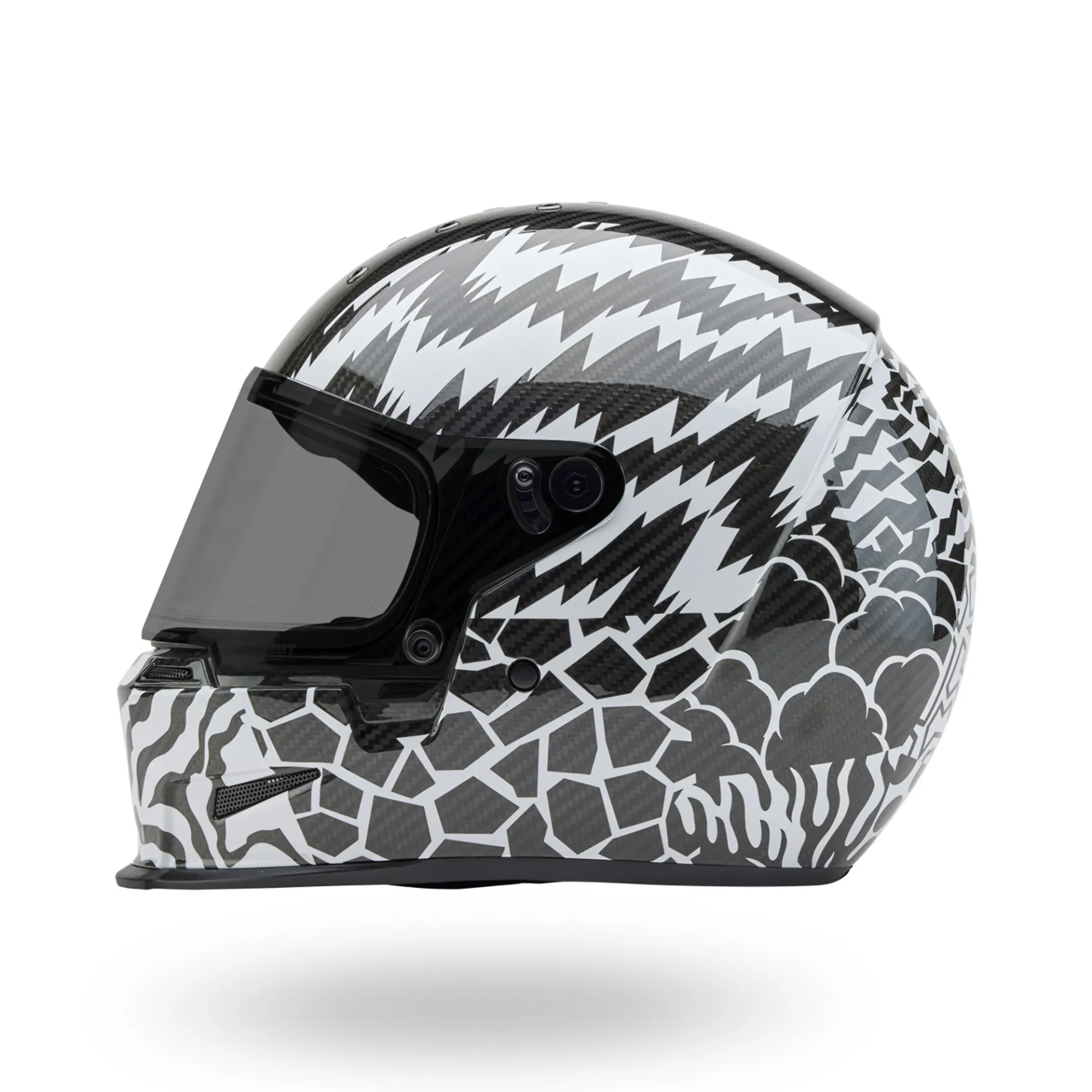 Street-Bell Helmets Eliminator Carbon Deathspray Black/White