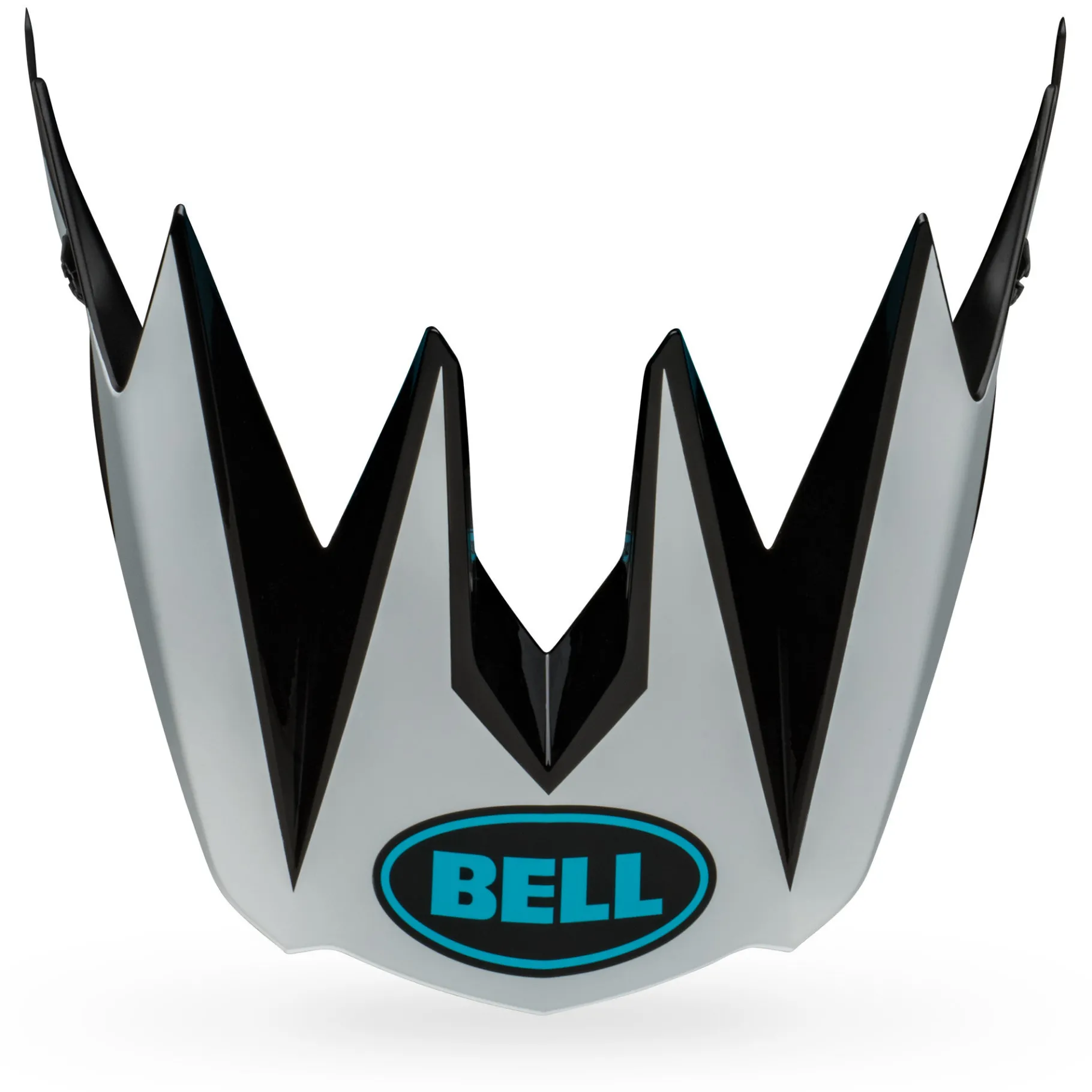Visors-Bell Helmets Full-10 Visor Arise Matte/Gloss White/Bali