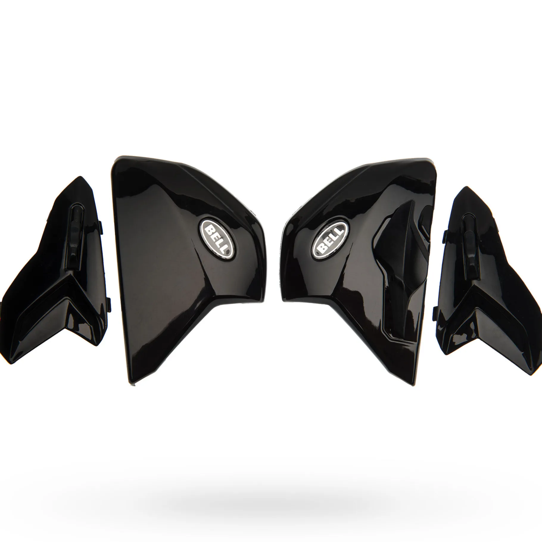 Visors-Bell Helmets Mag-9 Visor/Vent Kit Gloss Black