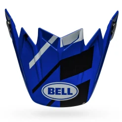 Visors-Bell Helmets Moto-9 Flex Visor Banshee Gloss Blue/White