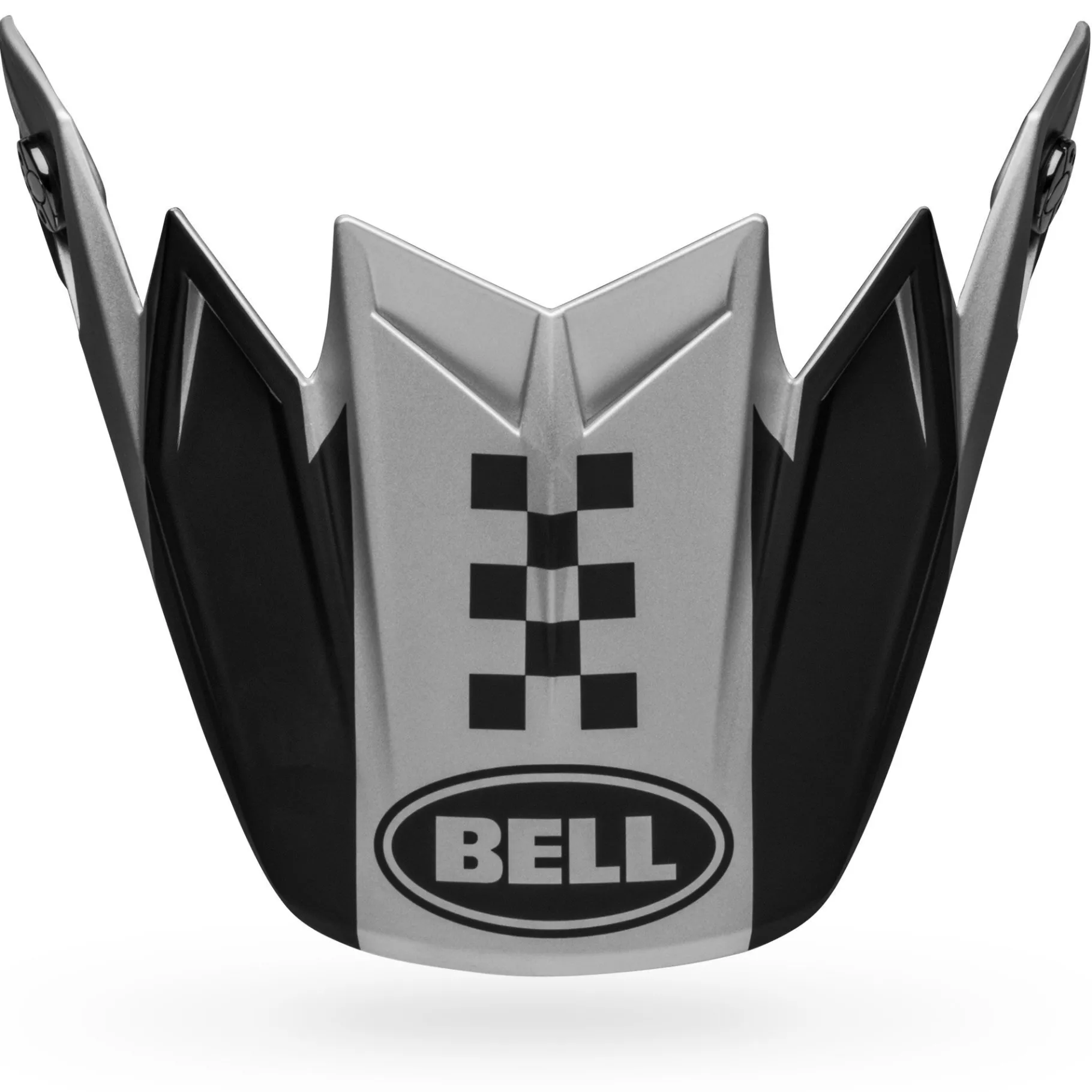 Visors-Bell Helmets Moto-9 Flex Visor Breakaway Matte Silver/Black