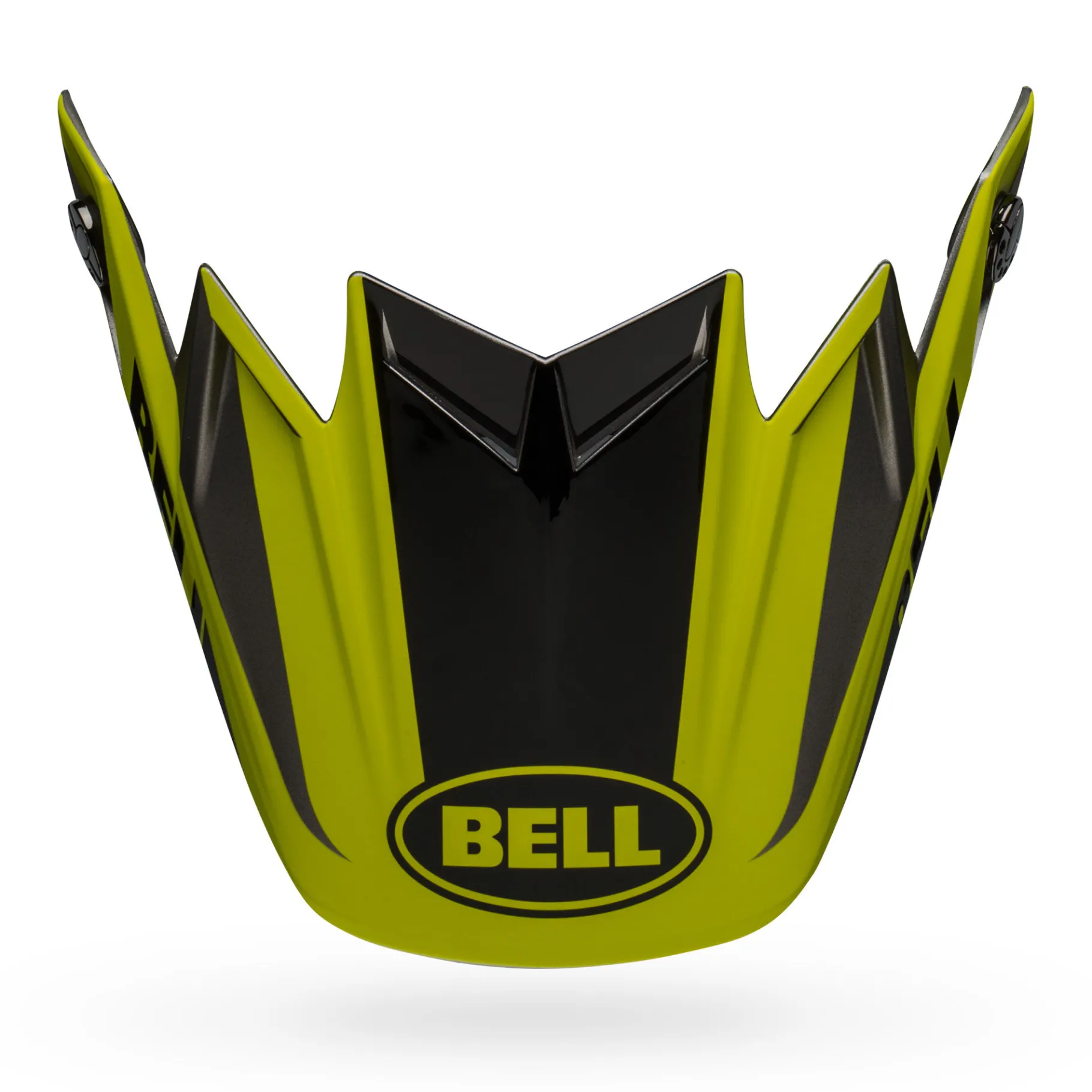 Visors-Bell Helmets Moto-9 Flex Visor Division Matte/Gloss Black/Hi-Viz/Gray