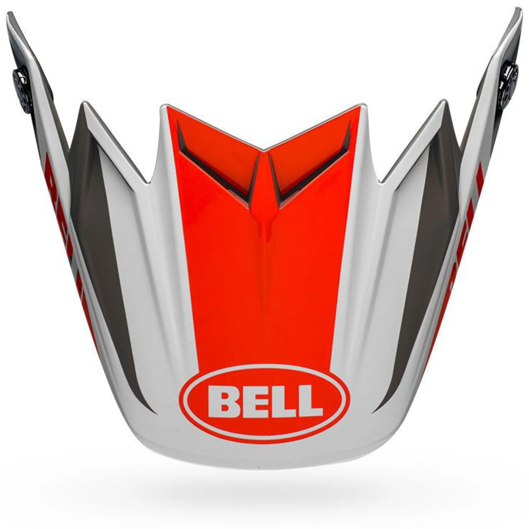 Visors-Bell Helmets Moto-9 Flex Visor Division Matte/Gloss White/Orange/Sand