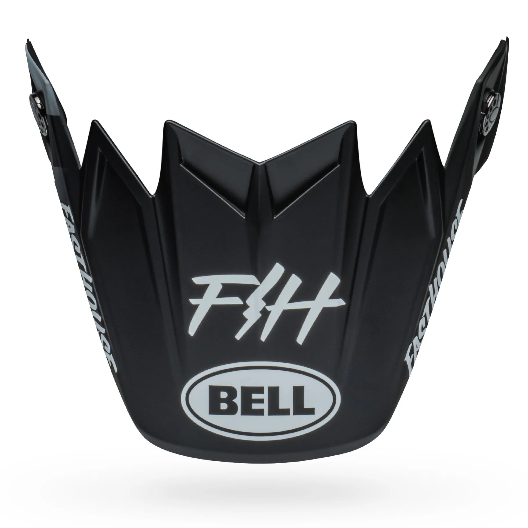 Visors-Bell Helmets Moto-9 Flex Visor Fasthouse MC Core Matte Black/Yellow