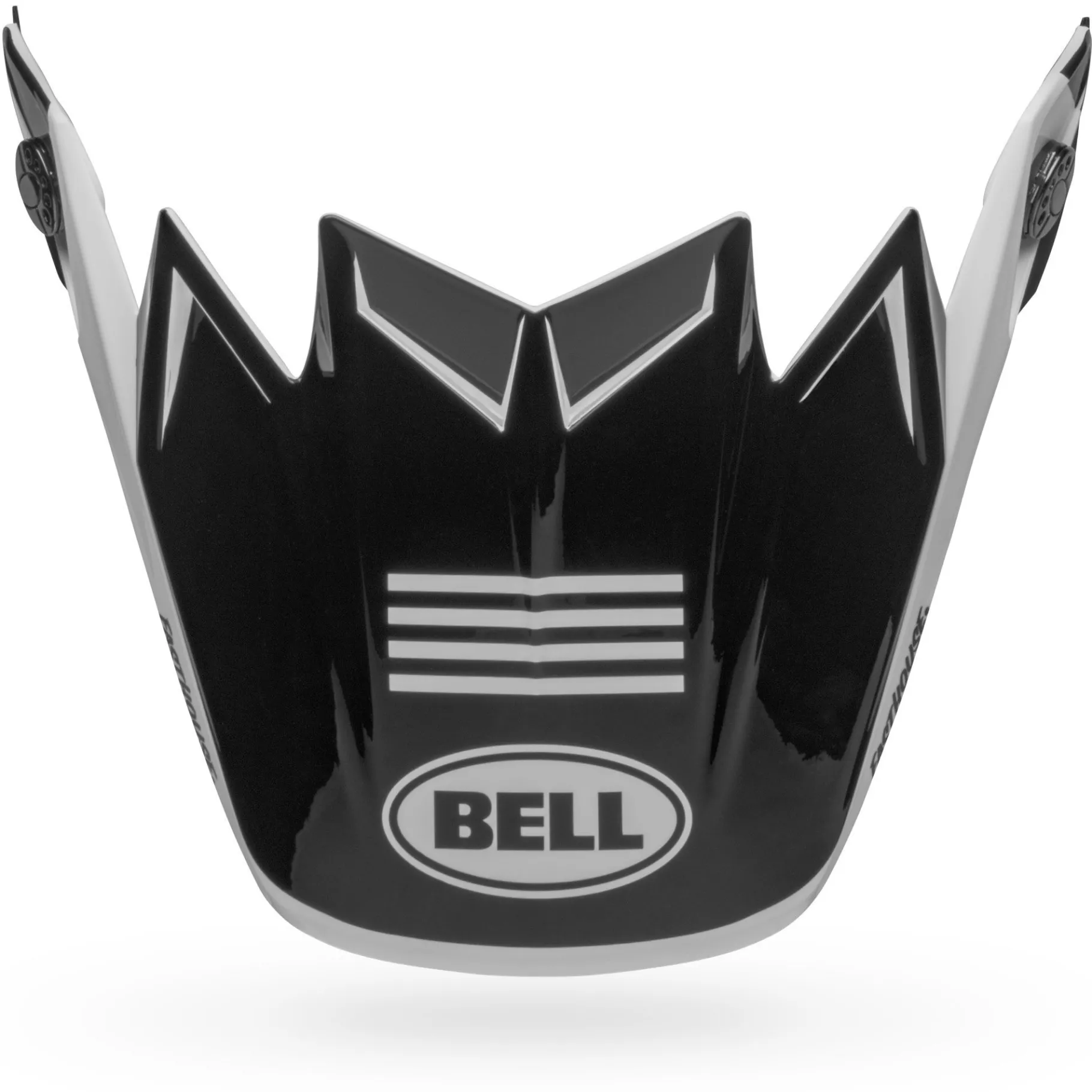 Visors-Bell Helmets Moto-9 Flex Visor Fasthouse Newhall Gloss White/Black