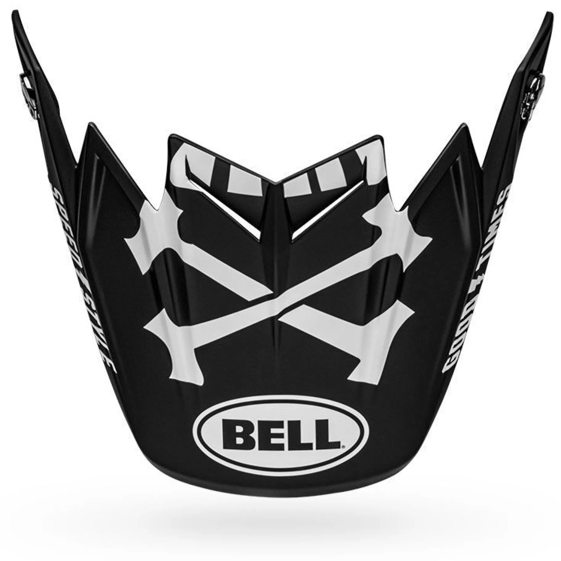 Visors-Bell Helmets Moto-9 Flex Visor Fasthouse WRWF Matte/Gloss Black/White/Red