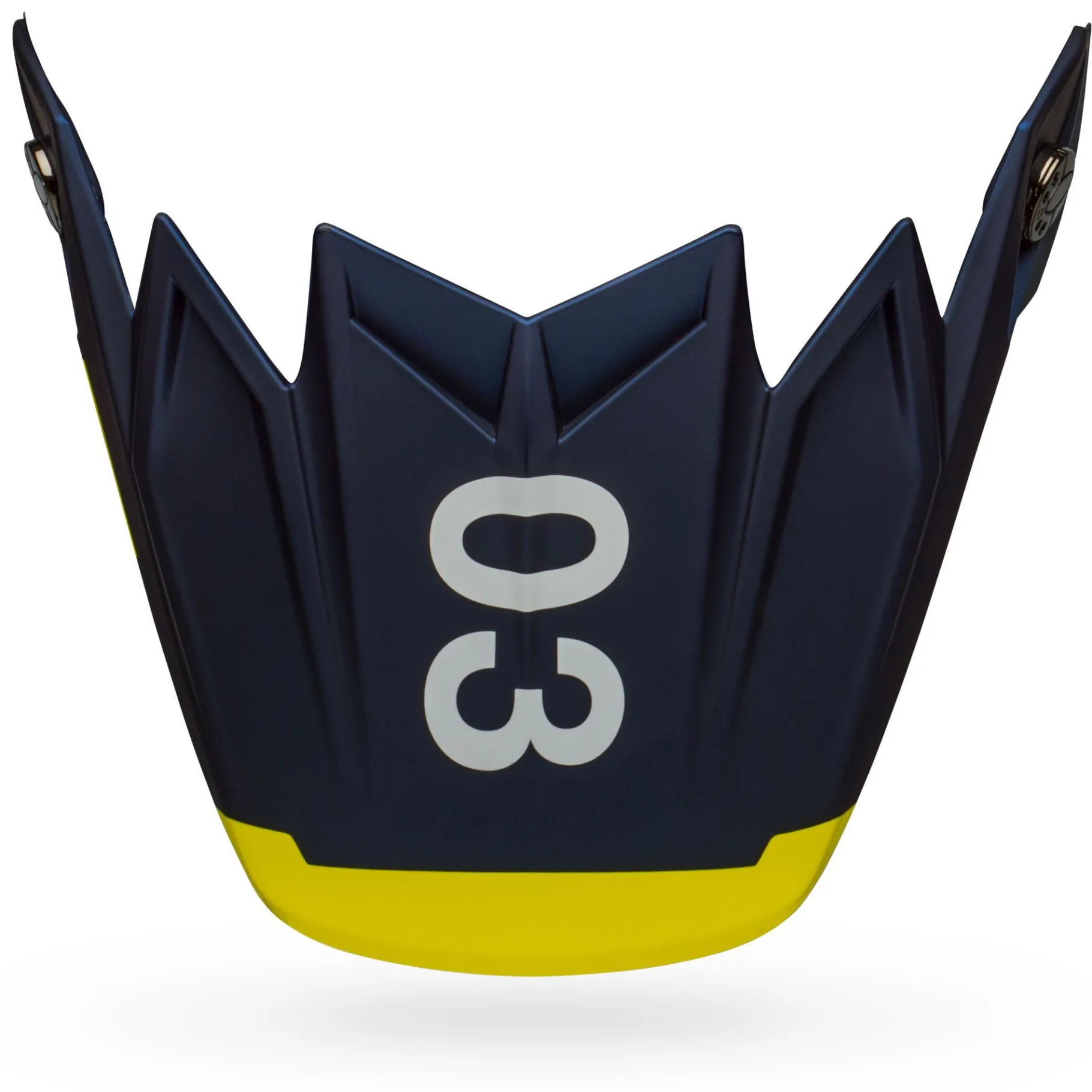 Visors-Bell Helmets Moto-9 Flex Visor Husqvarna Gotland Matte/Gloss Blue/Hi-Viz