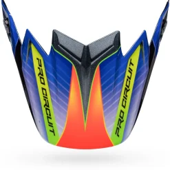 Visors-Bell Helmets Moto-9 Flex Visor Pro Circuit Replica 23 Gloss Silver/Metallic Flake