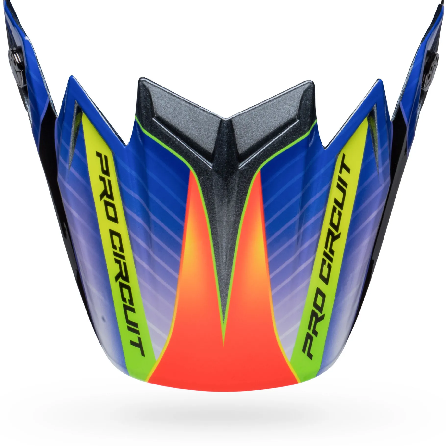 Visors-Bell Helmets Moto-9 Flex Visor Pro Circuit Replica 23 Gloss Silver/Metallic Flake