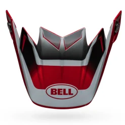 Visors-Bell Helmets Moto-9 Flex Visor Rail Gloss Red/White