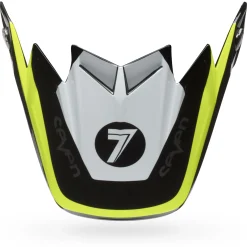 Visors-Bell Helmets Moto-9 Flex Visor Seven Rogue Black/Flo Yellow
