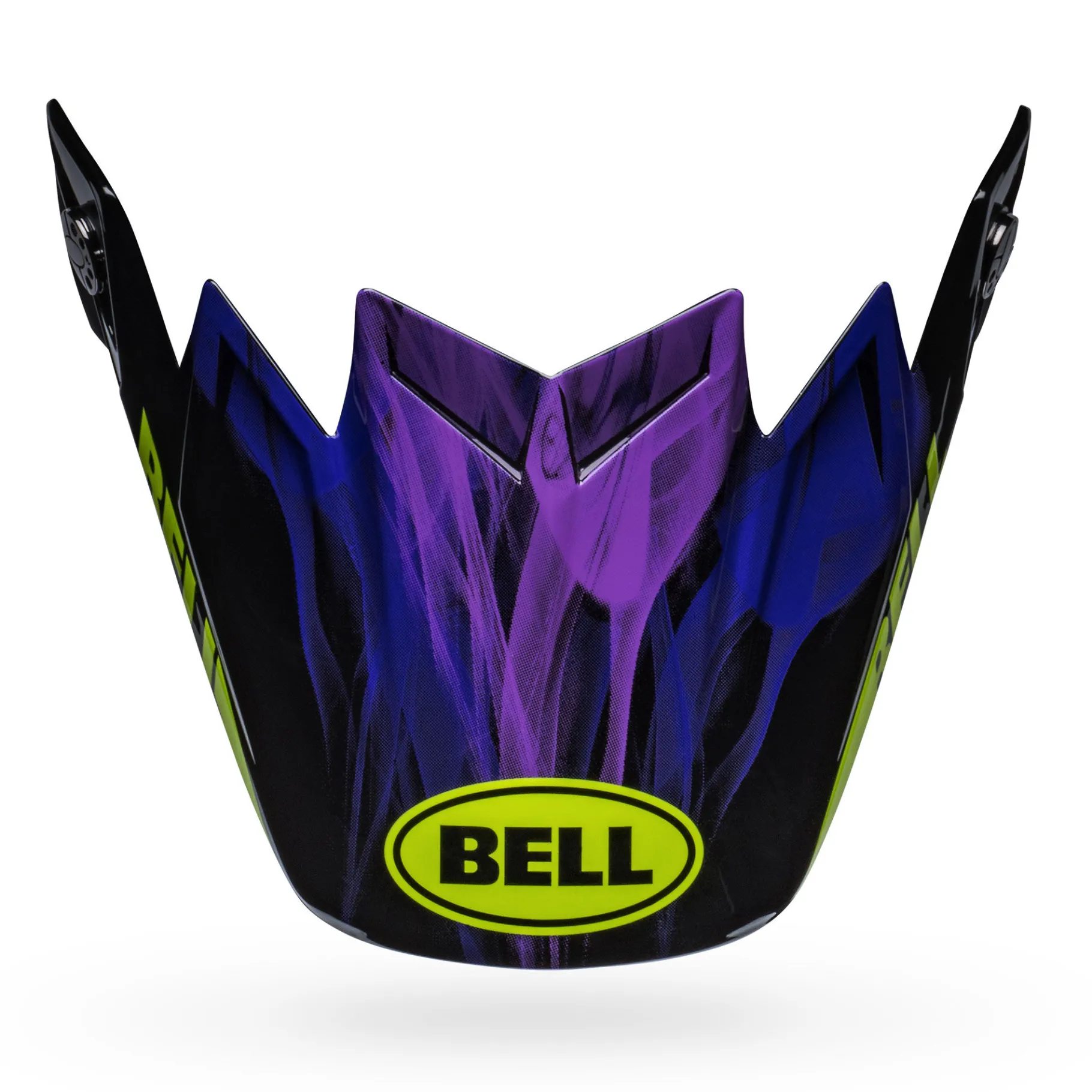 Visors-Bell Helmets Moto-9 Flex Visor Slayco Gloss Black/Purple