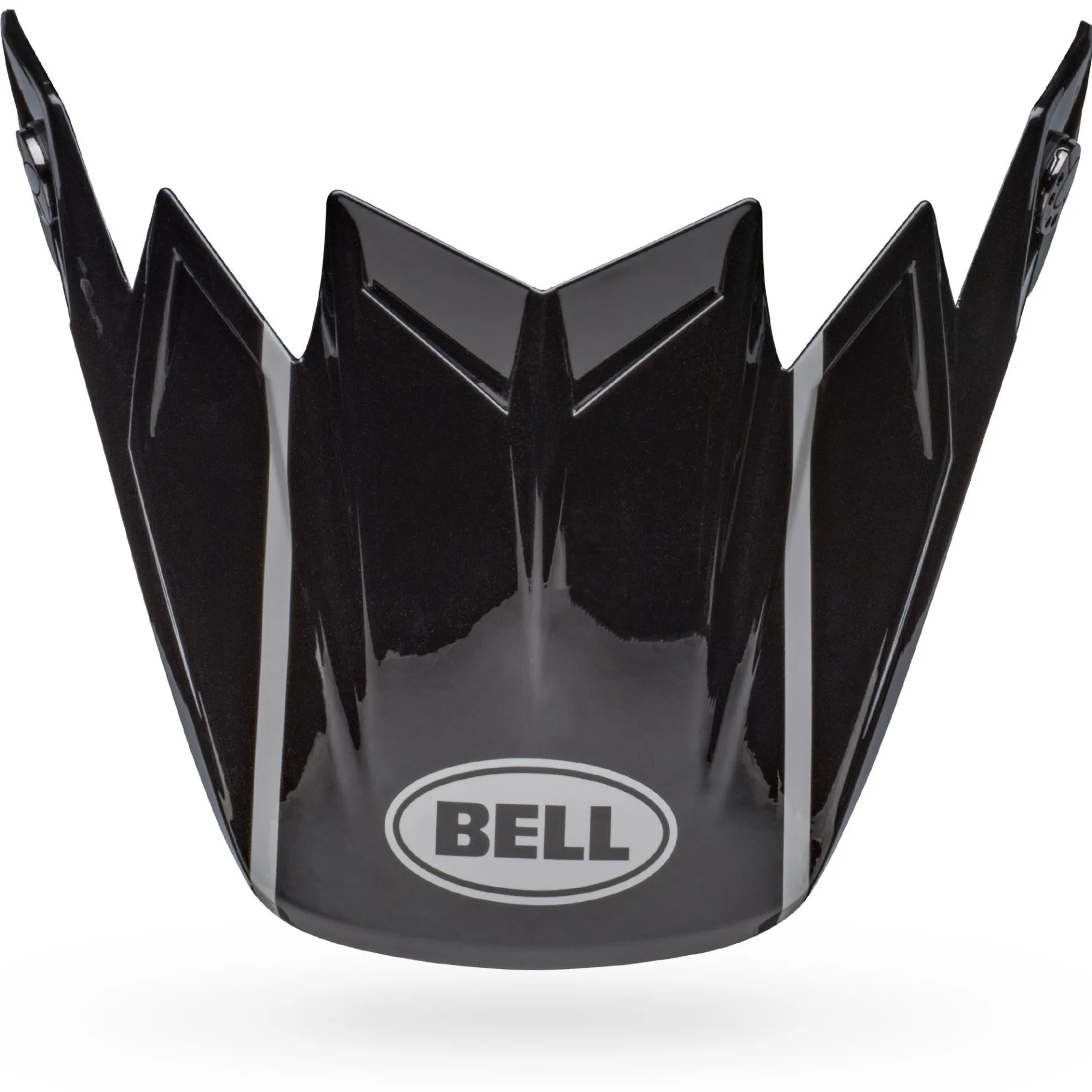 Visors-Bell Helmets Moto-9 Flex Visor Sprint Matte/Gloss Black/Gray