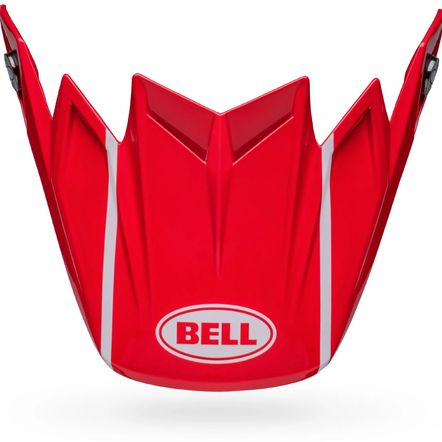 Visors-Bell Helmets Moto-9 Flex Visor Sprint Matte/Gloss Red/Black