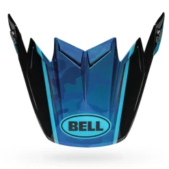Visors-Bell Helmets Moto-9 Flex Visor Sprite Gloss Black/Blue