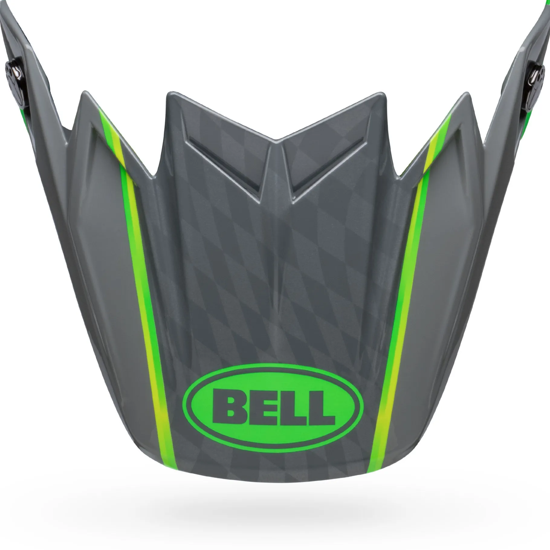 Visors-Bell Helmets Moto-9 Flex Visor Sprite Gloss Gray/Green
