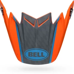 Visors-Bell Helmets Moto-9 Flex Visor Sprite Gloss Orange/Gray