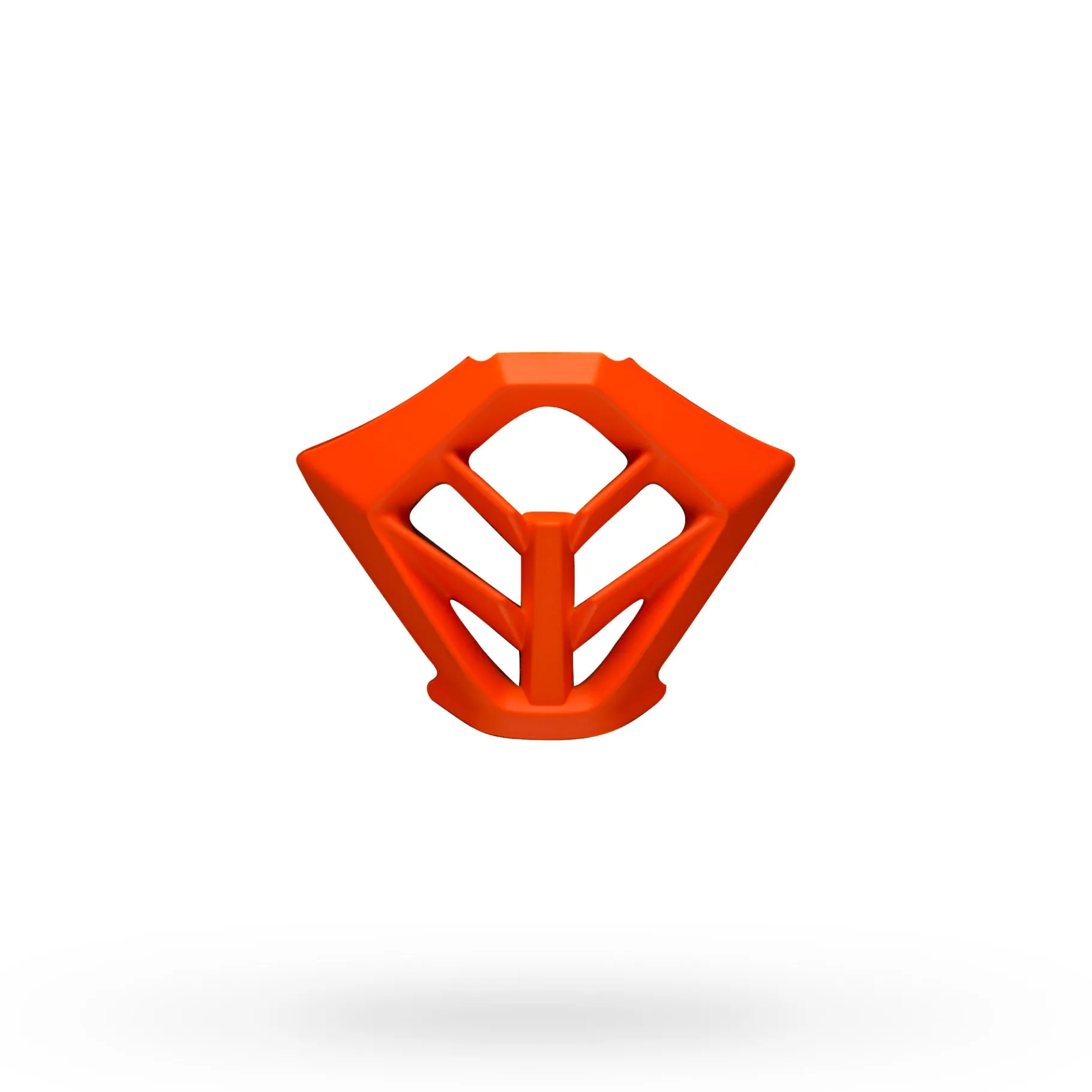 Spare Parts-Bell Helmets Moto-9 Mouthpiece Matte Orange
