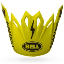 Visors-Bell Helmets Moto-9 Visor Fasthouse Black/Flo Yellow