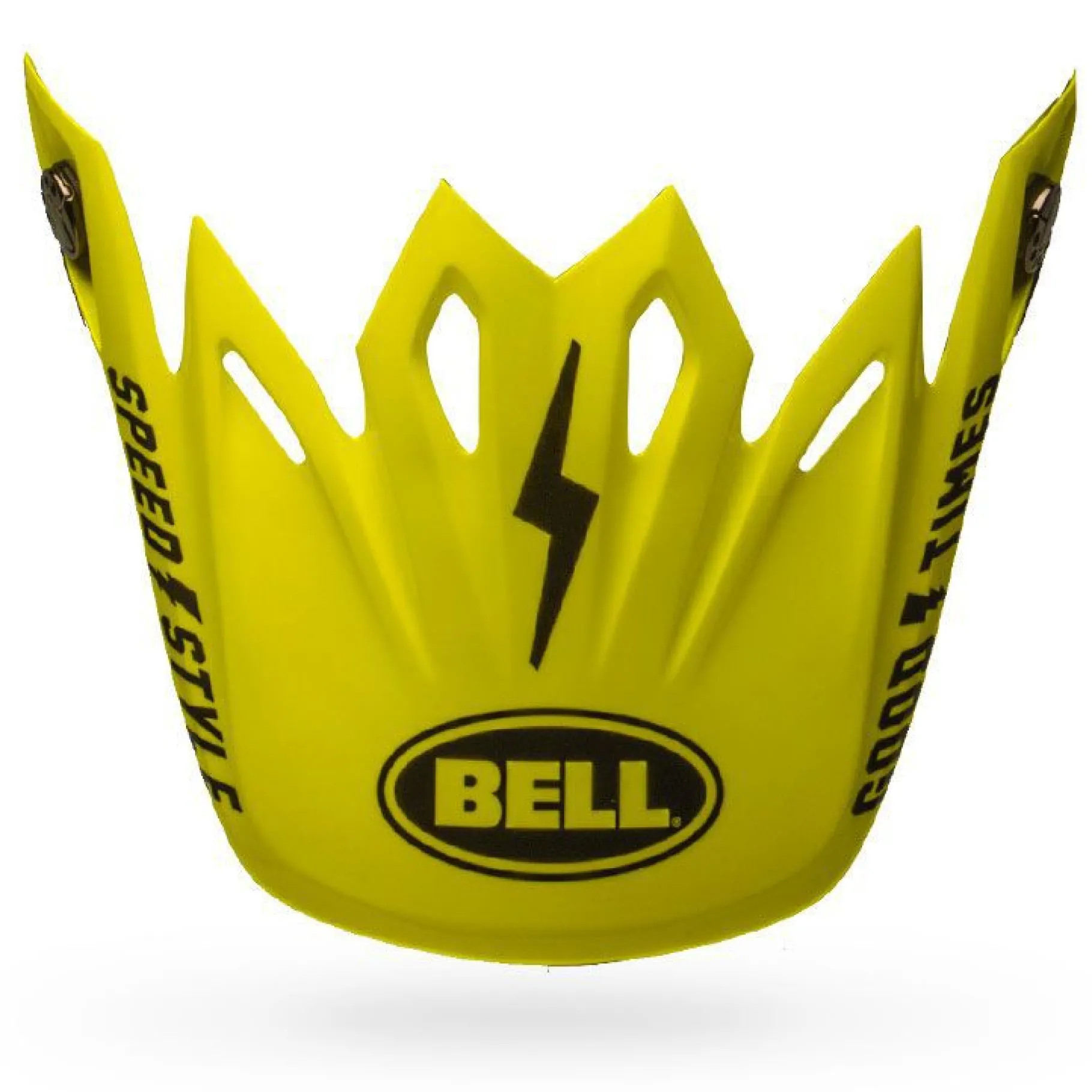 Visors-Bell Helmets Moto-9 Visor Fasthouse Black/Flo Yellow