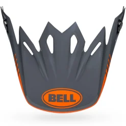 Visors-Bell Helmets Moto-9 Visor Louver Gloss Black/Orange