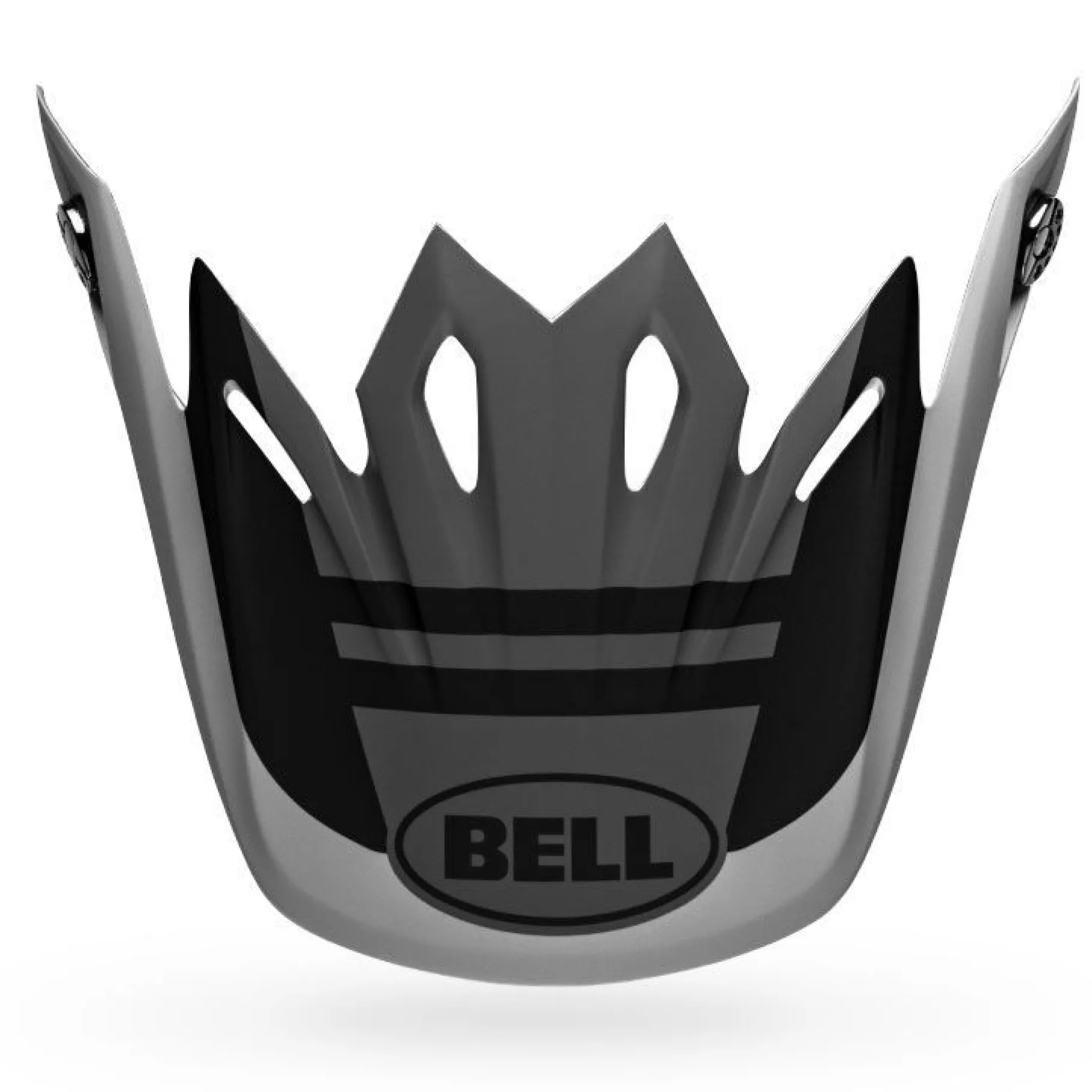 Visors-Bell Helmets Moto-9 Visor Prophecy Matte Gray/Black/White