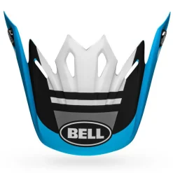 Visors-Bell Helmets Moto-9 Visor Prophecy Matte White/Black/Blue
