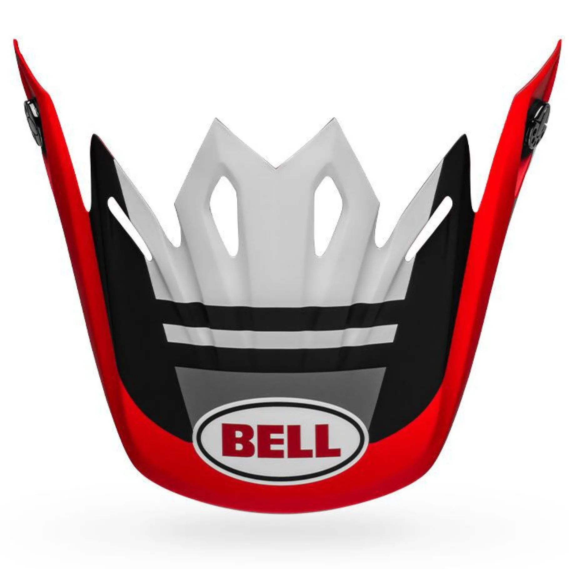 Visors-Bell Helmets Moto-9 Visor Prophecy Matte White/Red/Black