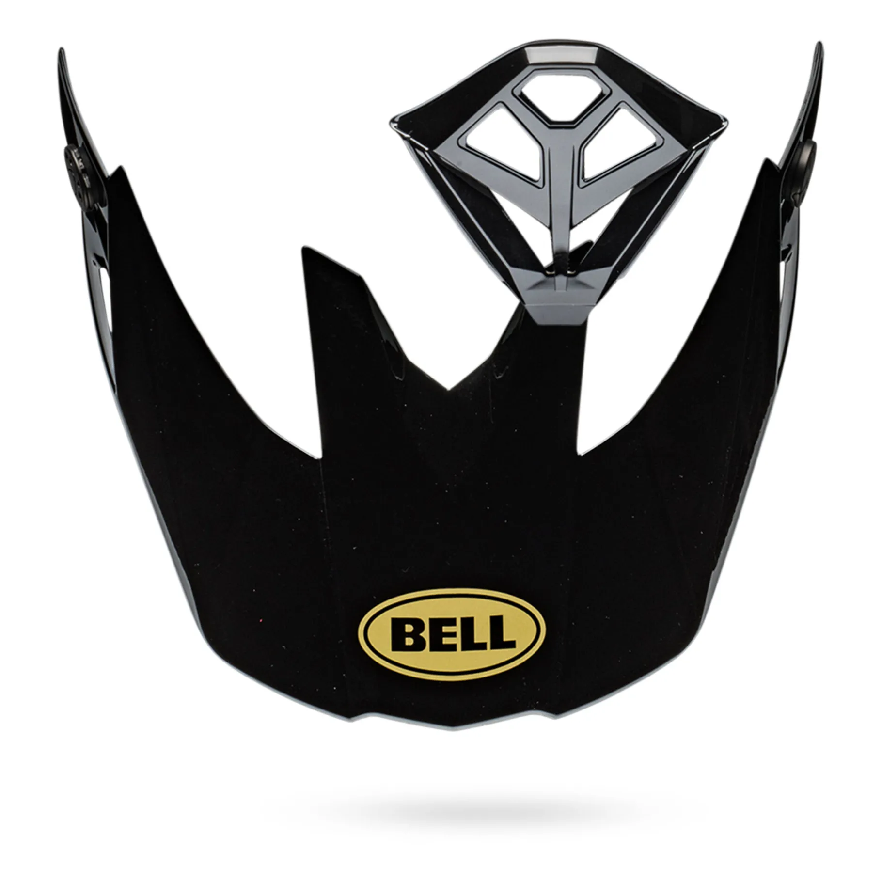 Visors-Bell Helmets Moto-10 Visor/Mouthpiece Kit Atwyld Optic White/Black