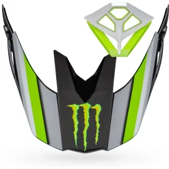 Visors-Bell Helmets Moto-10 Visor/Mouthpiece Kit Pro Circuit Replica 22 Gloss Black/Green