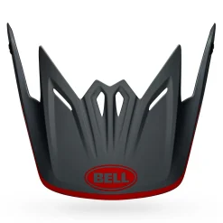 Visors-Bell Helmets Moto-9 Youth Visor Louver Matte Red/Gray