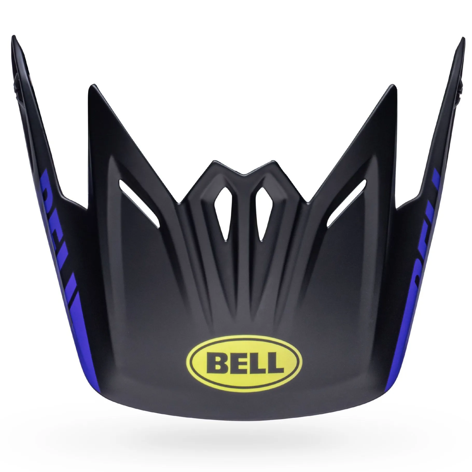 Visors-Bell Helmets Moto-9 Youth Visor Slayco Matte Black/Hi-Viz Yellow