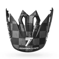 Visors-Bell Helmets MX-9 Visor Checkmate Black
