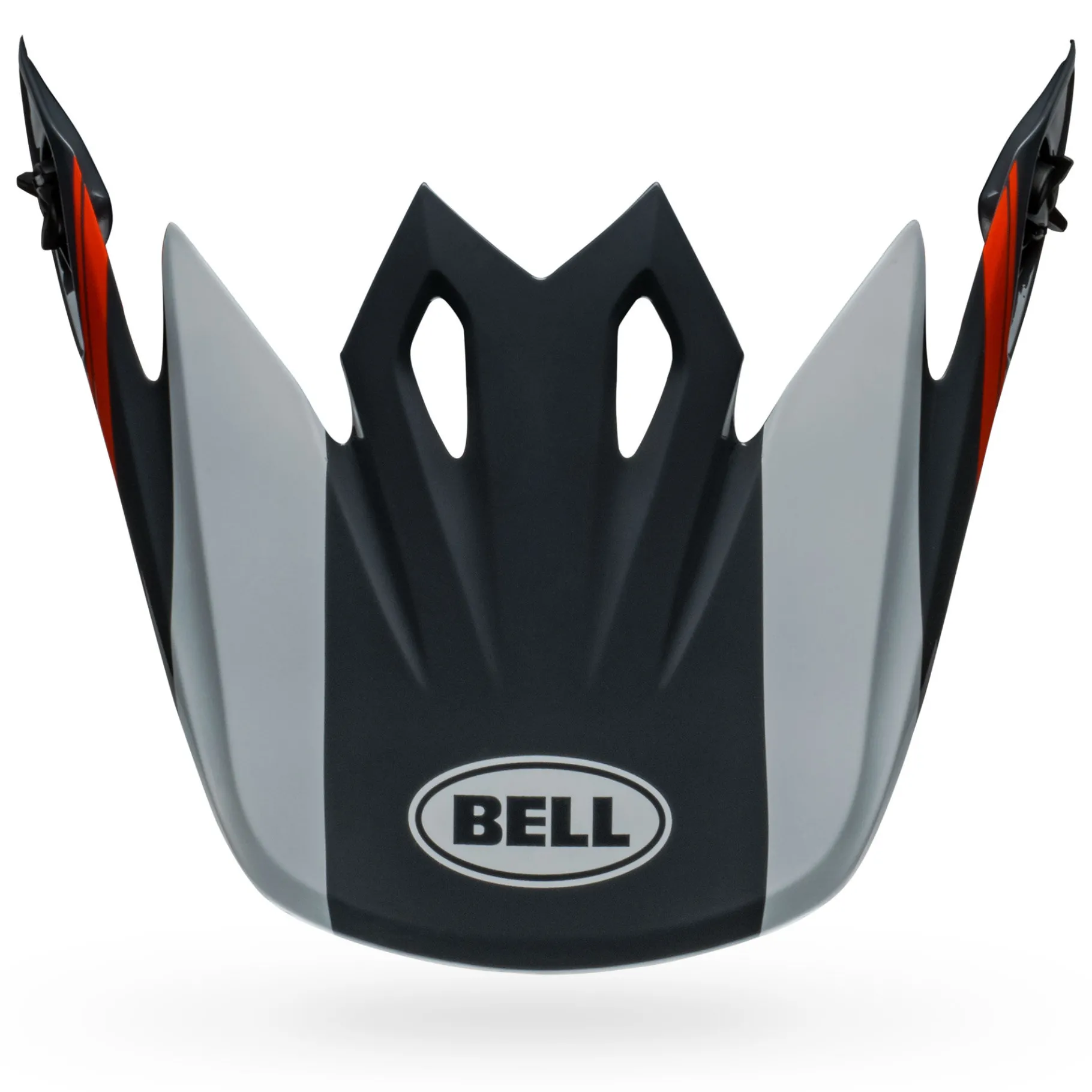 Visors-Bell Helmets MX-9 Visor Dart Gloss Charcoal/Orange