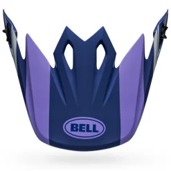 Visors-Bell Helmets MX-9 Visor Dart Gloss Purple/White
