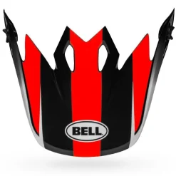 Visors-Bell Helmets MX-9 Visor Dash Gloss Orange/Black