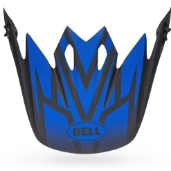 Visors-Bell Helmets MX-9 Visor Disrupt Matte Black/Blue