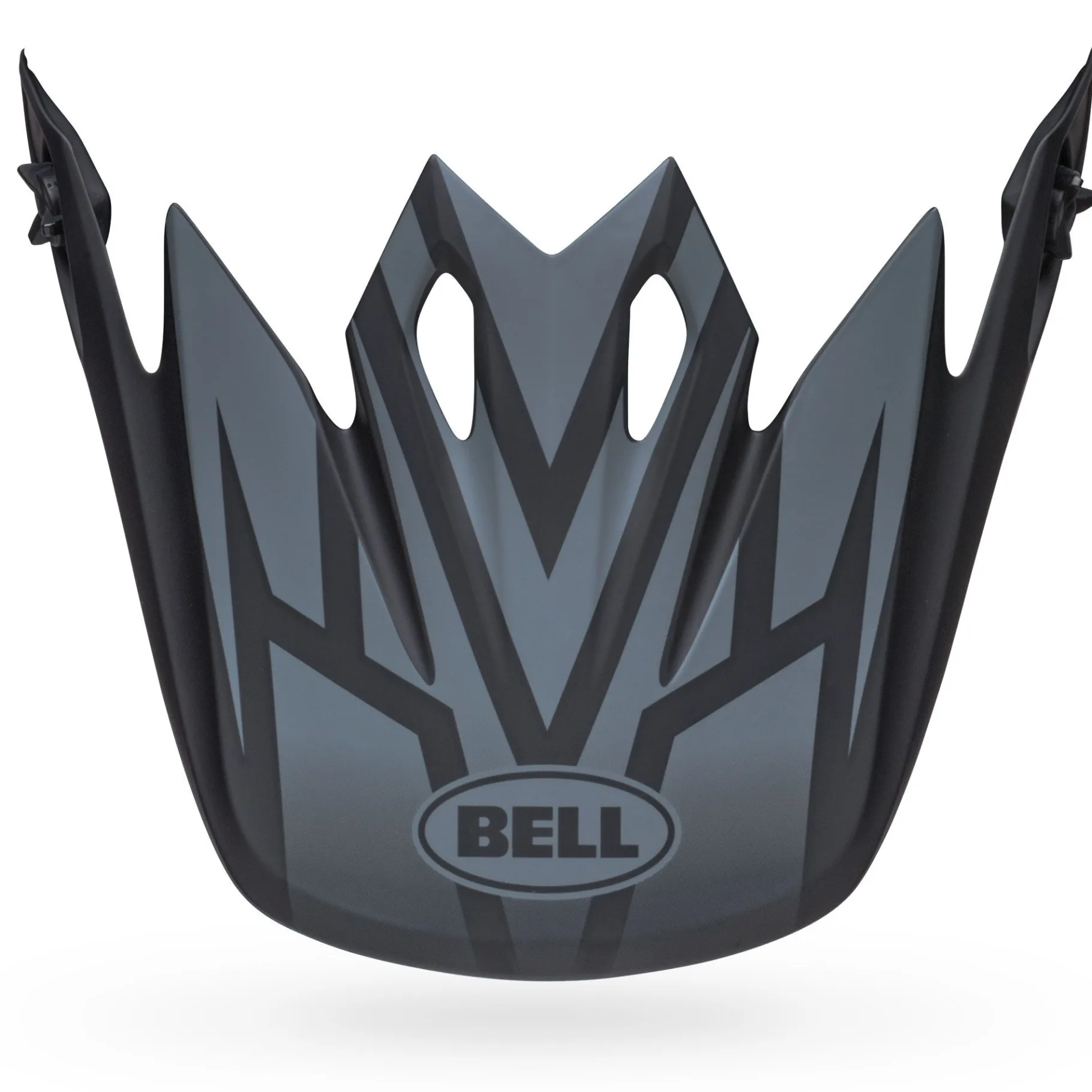 Visors-Bell Helmets MX-9 Visor Disrupt Matte Black/Charcoal