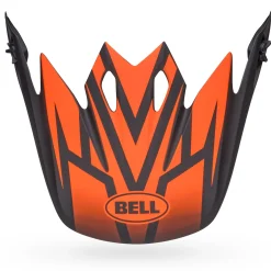 Visors-Bell Helmets MX-9 Visor Disrupt Matte Black/Orange