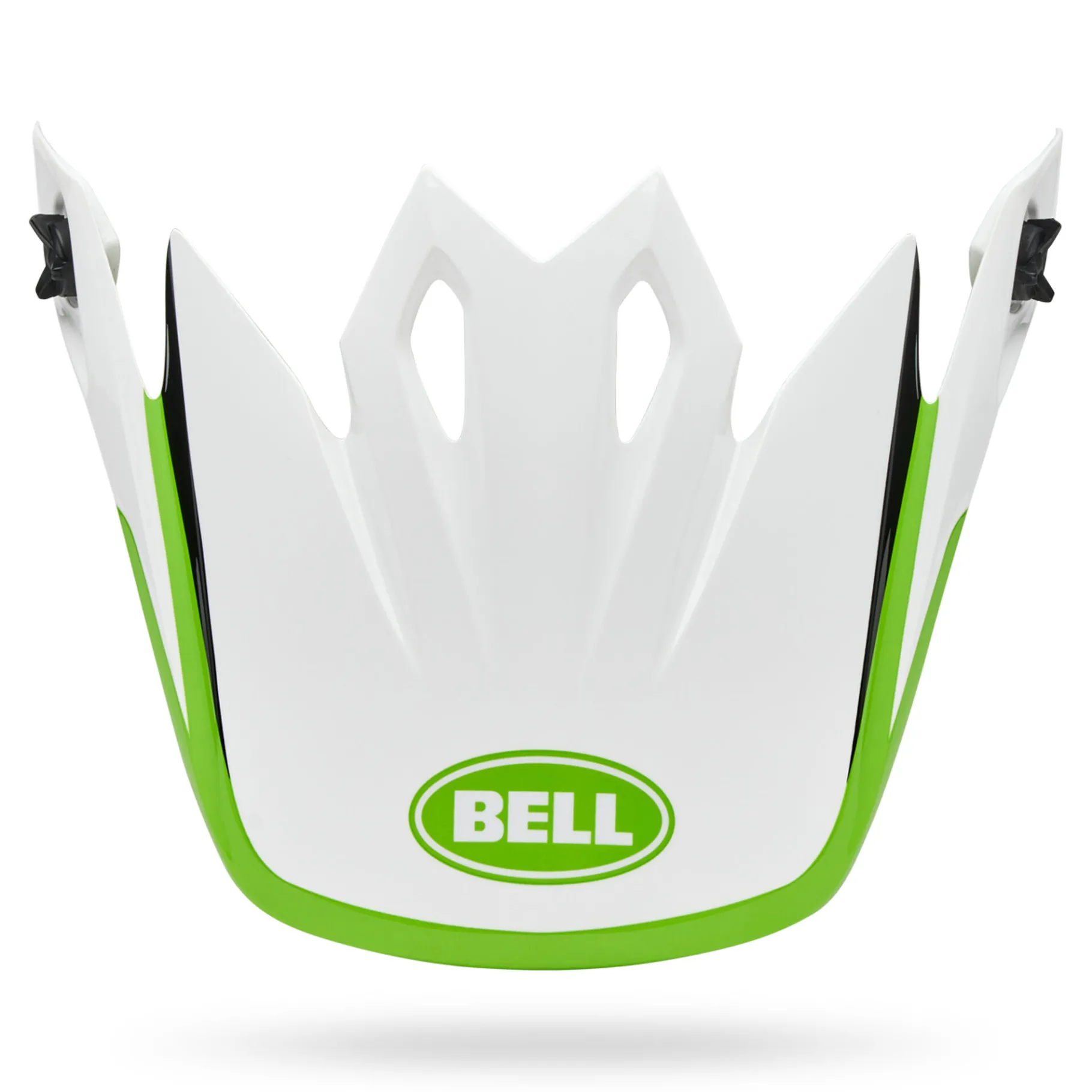 Visors-Bell Helmets MX-9 Visor Rift Green/White
