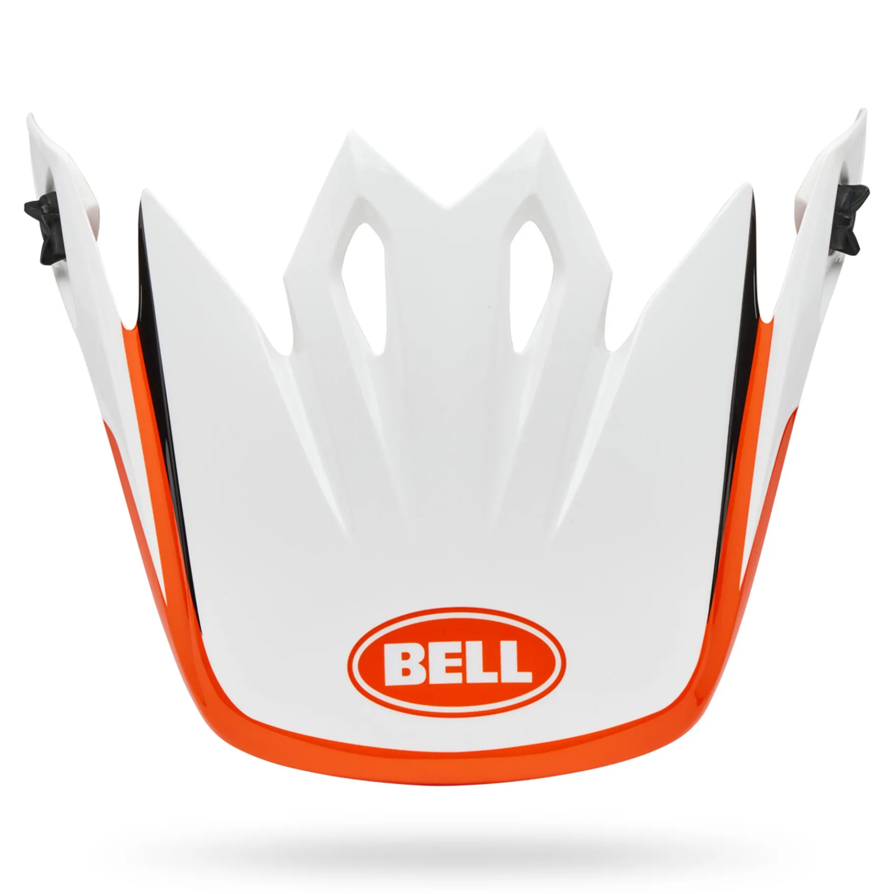 Visors-Bell Helmets MX-9 Visor Rift Orange/White