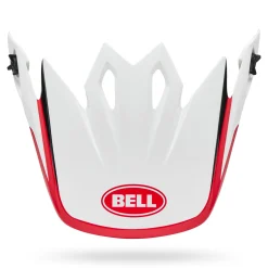 Visors-Bell Helmets MX-9 Visor Rift Red/White