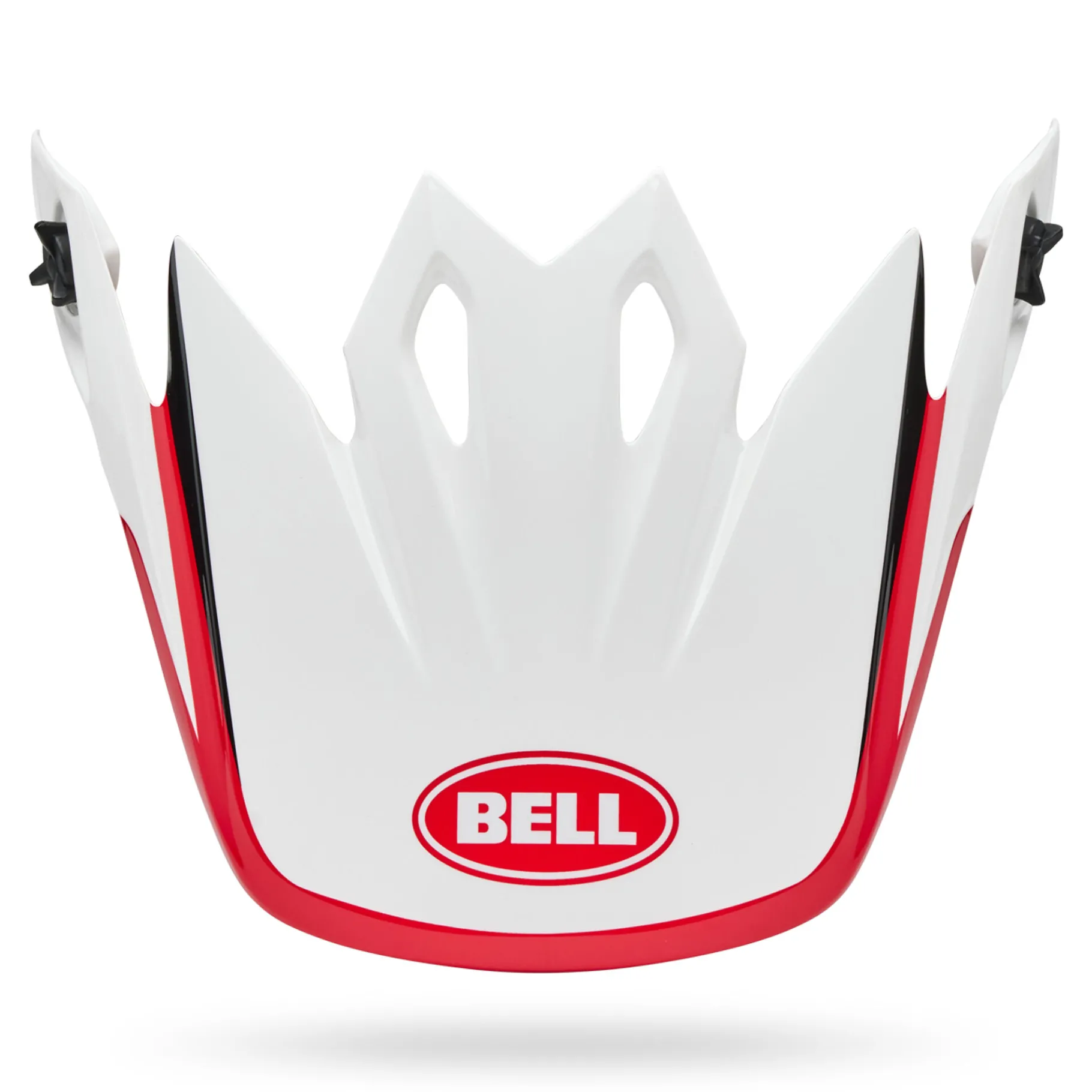 Visors-Bell Helmets MX-9 Visor Rift Red/White