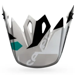 Visors-Bell Helmets MX-9 Visor Seven Battleship Gloss Gray/Aqua