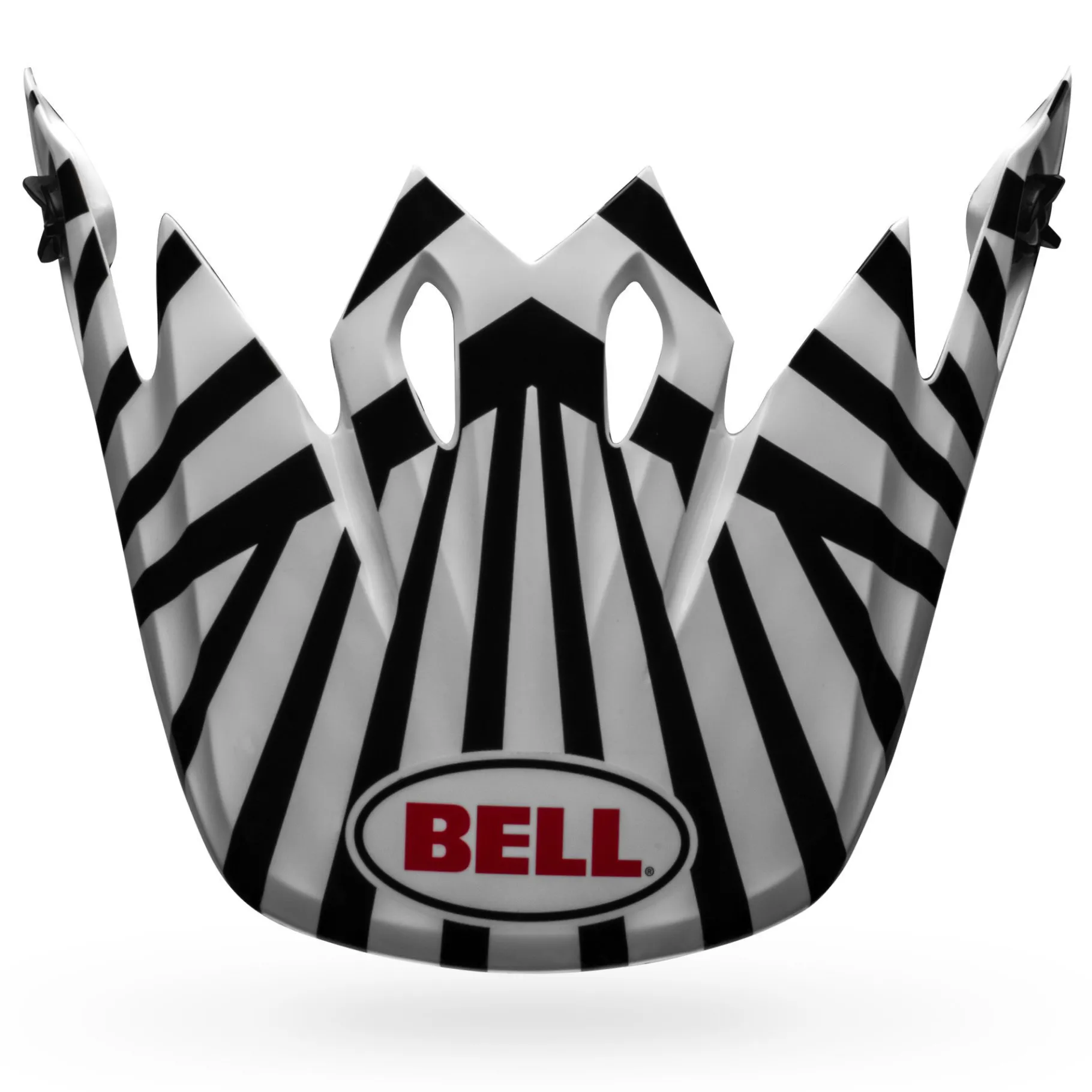 Visors-Bell Helmets MX-9 Visor Tagger Check Me Out Gloss Black/White