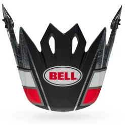 Visors-Bell Helmets MX-9 Visor Twitch Replica Matte Black/Red/White