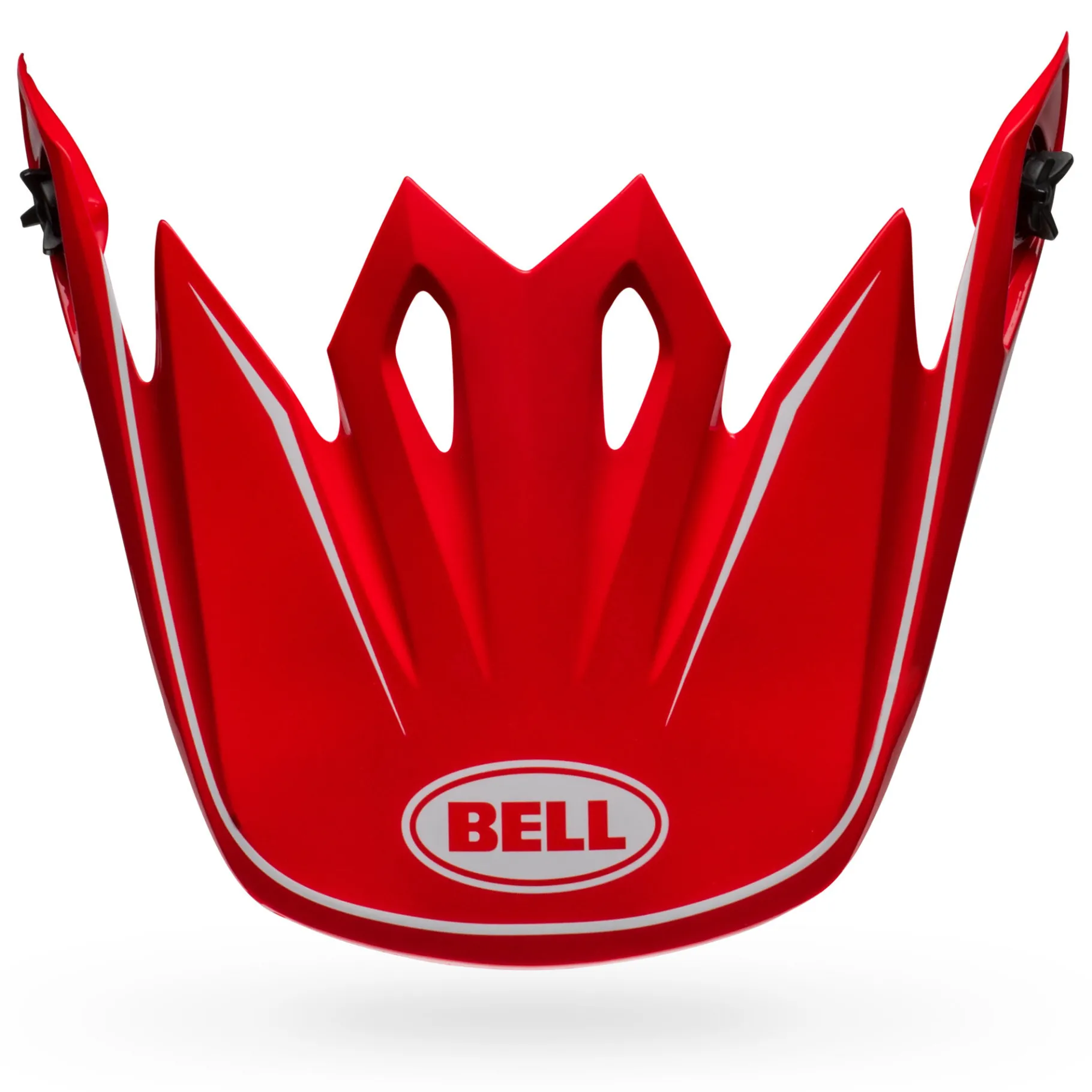Visors-Bell Helmets MX-9 Visor Zone Gloss Red