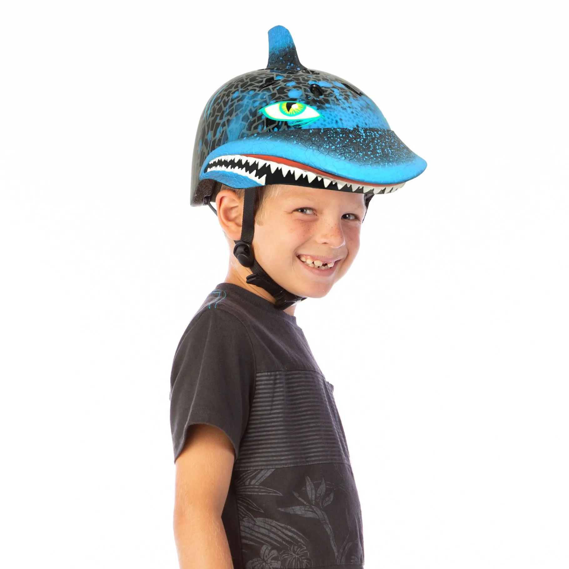 Kids & Youth-Bell Helmets Shark Attax Black